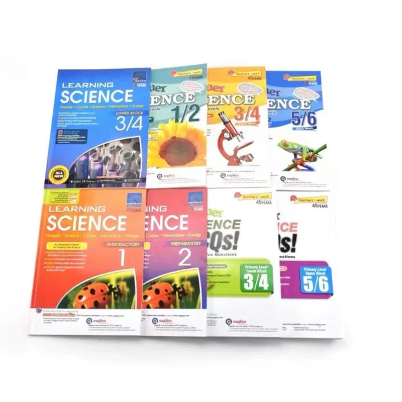 8 Apjomi Patiesu SAP Mācību/iekarošana Zinātnes Pamatskolas Klašu 1-6 Bāzes Uzlabošana Versija angļu valodas mācību Grāmatas Attēls 1