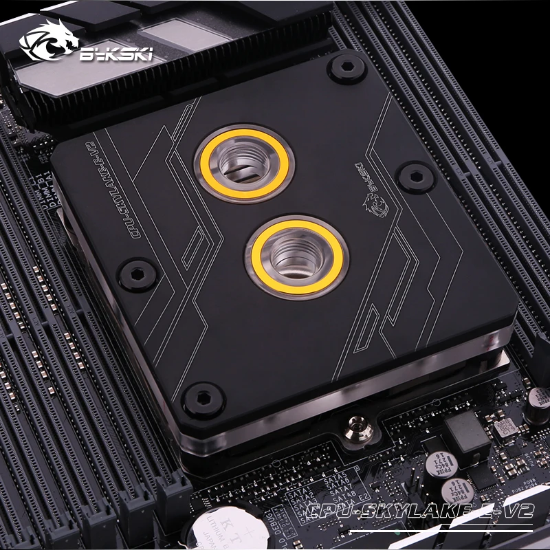 Bykski CPU-SKYLAKE-E-V2 DATORU ūdens dzesēšanas Radiatoru cpu cooler procesors Ūdens Bloks Intel LGA3647/SKYLAKE Attēls 1