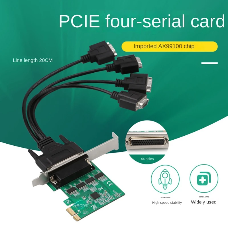 1 Gab. TXB174 PCIE Quad Sērijas Kartes Darbvirsmas Universālā Paplašināšanas Karti ABS 1X Uz 4 Portiem Attēls 1