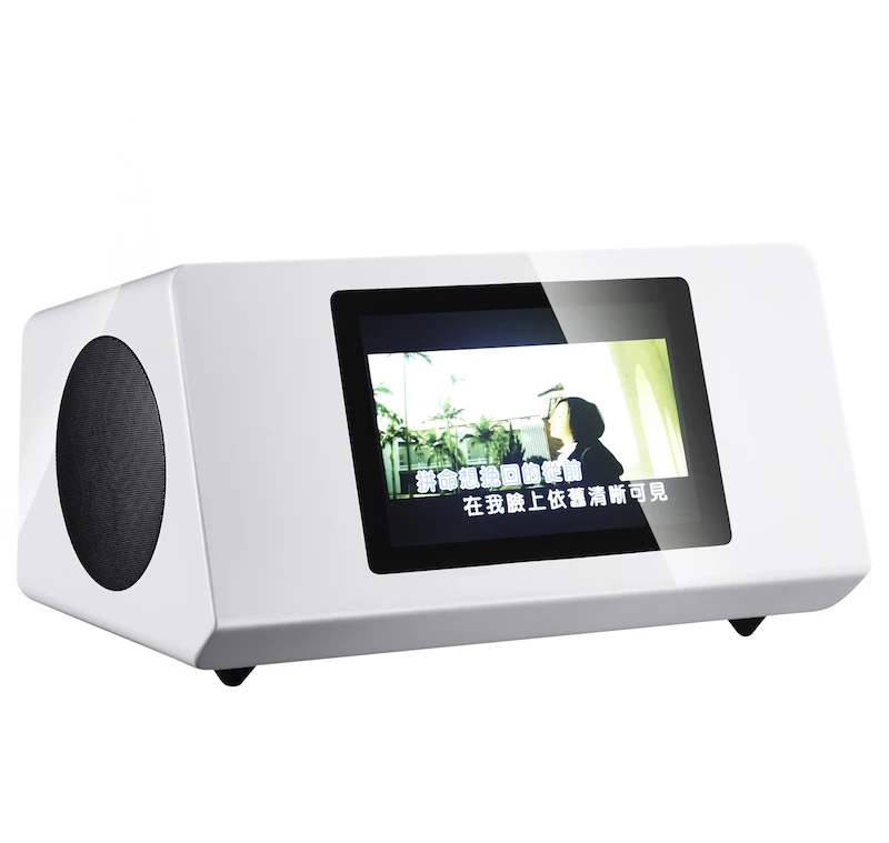 Lielu popularitāti KTV mājas kinozāles sistēma Ķīniešu Karaoke skaļruņi Attēls 3