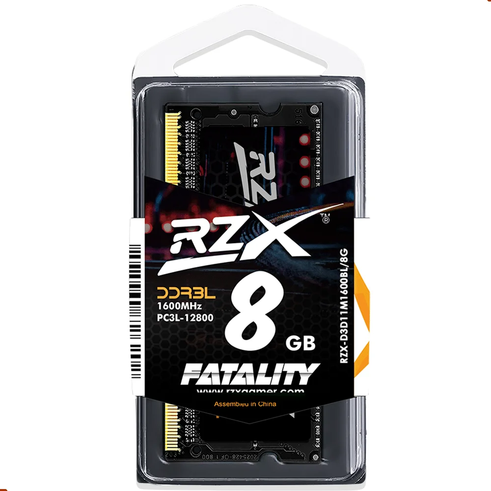 RZX Klēpjdatoru Memoria DDR3L 8GB 1600 1.35 V CL11 for Notebook RAM operatīvā Atmiņa SODIMM Attēls 1