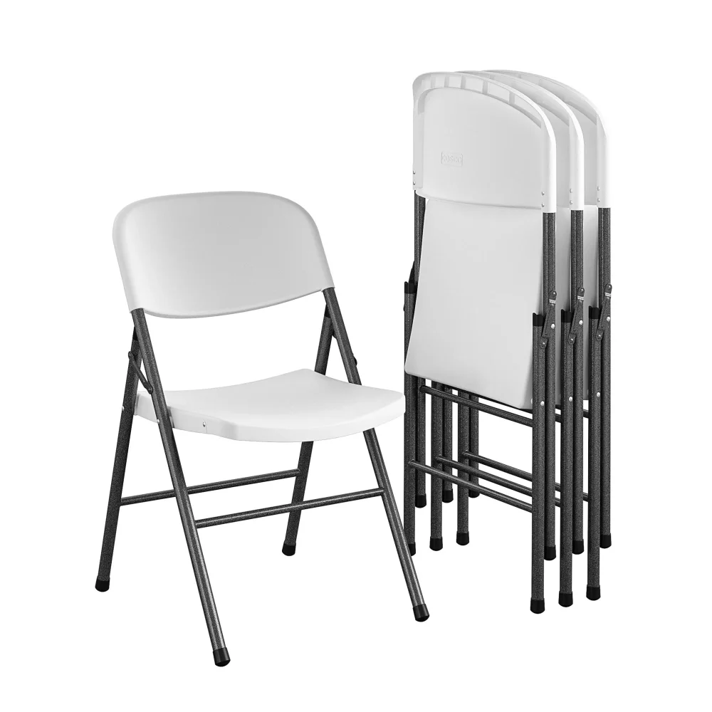 Salokāma Kempings Krēsli - Premium Sveķu 4-Pack Āra Portatīvo Krēsli Attēls 0