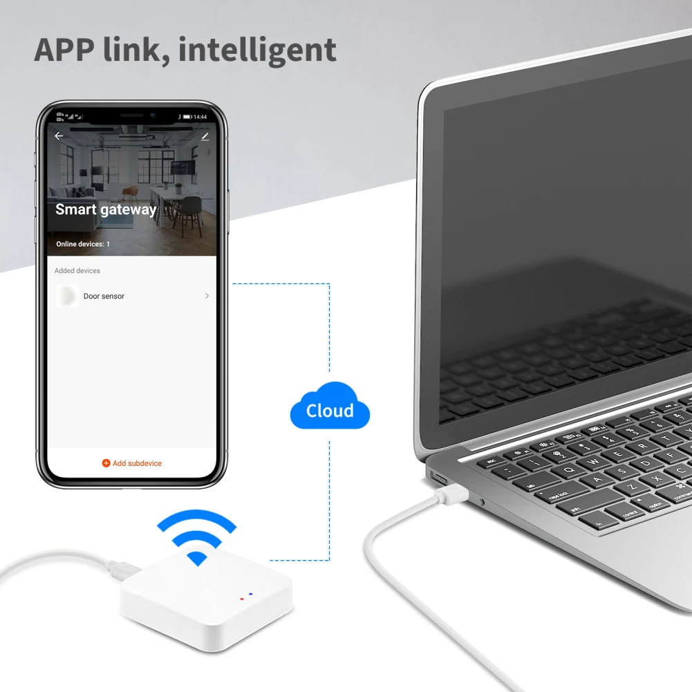 Tuya Smart Vārti Hub Multi-modelis Smart Home Tilta SmartLife APP Bezvadu Tālvadības pults Darbojas Ar Alexa, Google Home Attēls 4