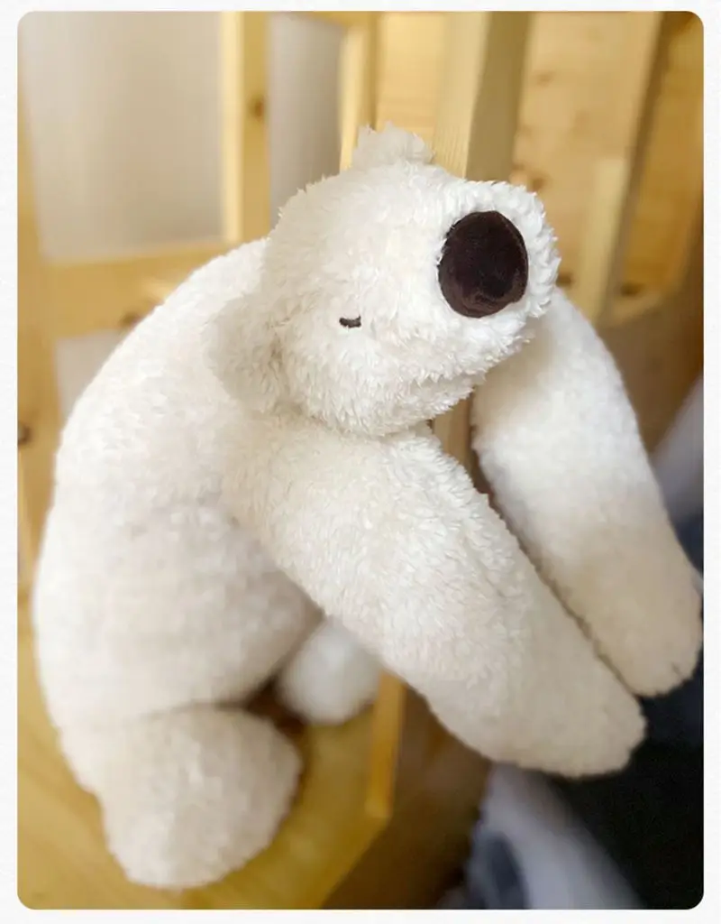 78*28cm Polar Bear Mīksto Plīša Rotaļlieta Liels, Gudrs Jūras Dzīvniekiem, Lelle Baltie Lāči Spilvenu Meitene Guļ Dīvāns viesistaba Ziemassvētku Dāvanu Attēls 5