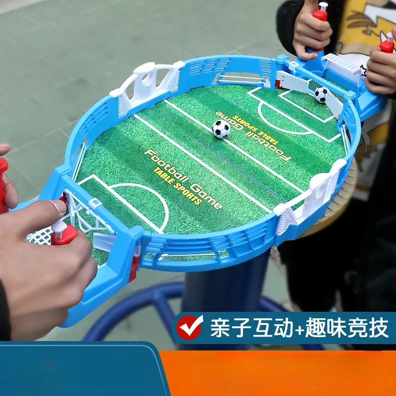 Bērnu desktop board game, futbola laukums rotaļlieta puzzle interaktīvu divu personu kaujas izmešana spēle Attēls 0