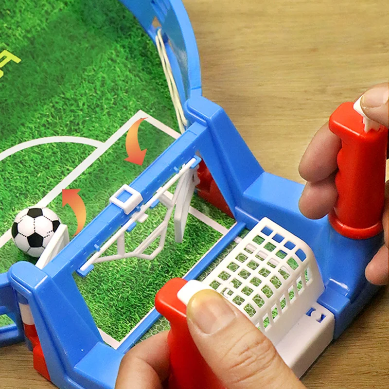 Bērnu desktop board game, futbola laukums rotaļlieta puzzle interaktīvu divu personu kaujas izmešana spēle Attēls 2