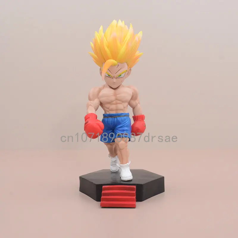 Dragon Ball Anime Attēls Boksa Muskuļu Gohan PVC Rotaļlietas Modeļa DBZ Darbības Rādītāji Kolekcionējamus Statuja, Fitnesa Gohan Statuetes Dāvanas Attēls 1