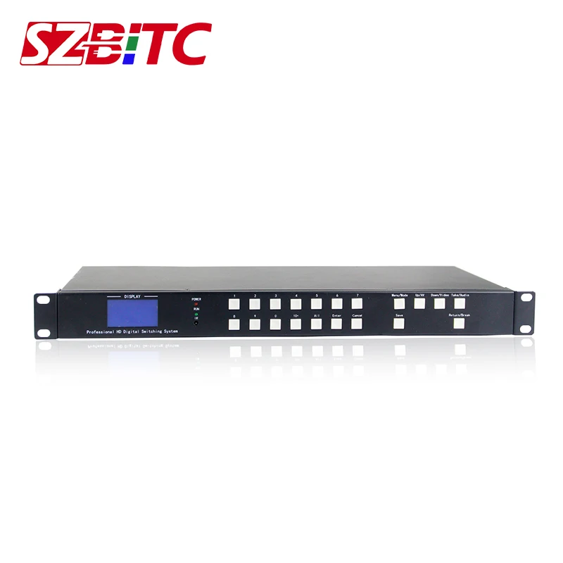 SZBITC 4k HDMI 8x8 Matricas 3840x2160@30Hz HDMI Komutatoru 8 8 No TCP/IP RS232 Kontrole ar Tālvadības pulti HDTV Monitors Attēls 2