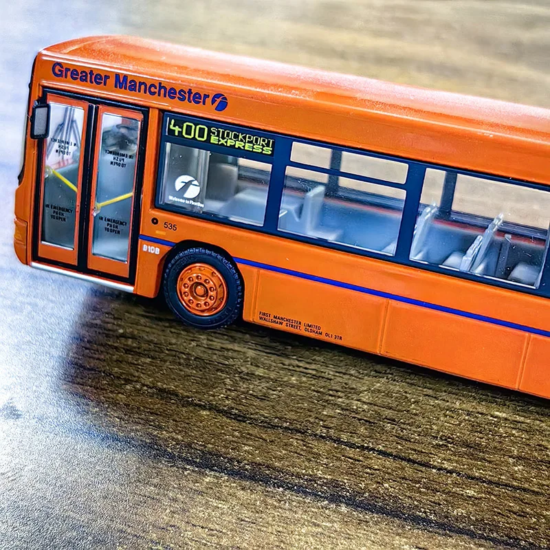 Lējumiem 1/76 Mēroga Corgi B10B Londonas Autobuss Pilsētas Transporta Modelis Sakausējuma Classic Apdare Kolekcionējamu Rotaļlietu Pieaugušo Suvenīru, Dāvanu Attēls 4